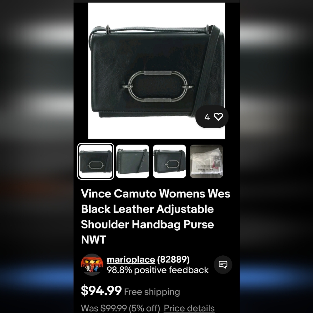 FOR LIZ NEW VINCE CAMUTO WES CROSSBODY ORANGE BROWN 🍊/SILVER - Picture 12 of 12